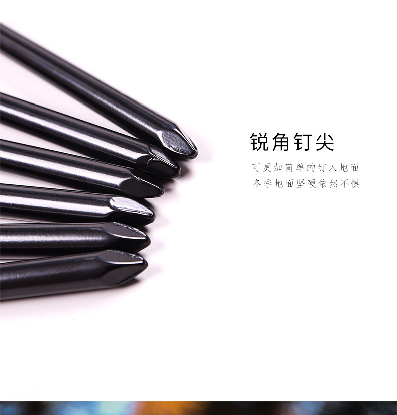 Cheap Goat Tents Outdoor camping tent fixed ground nail ceiling cast steel wind rope nail metal beach high strength thick nail   